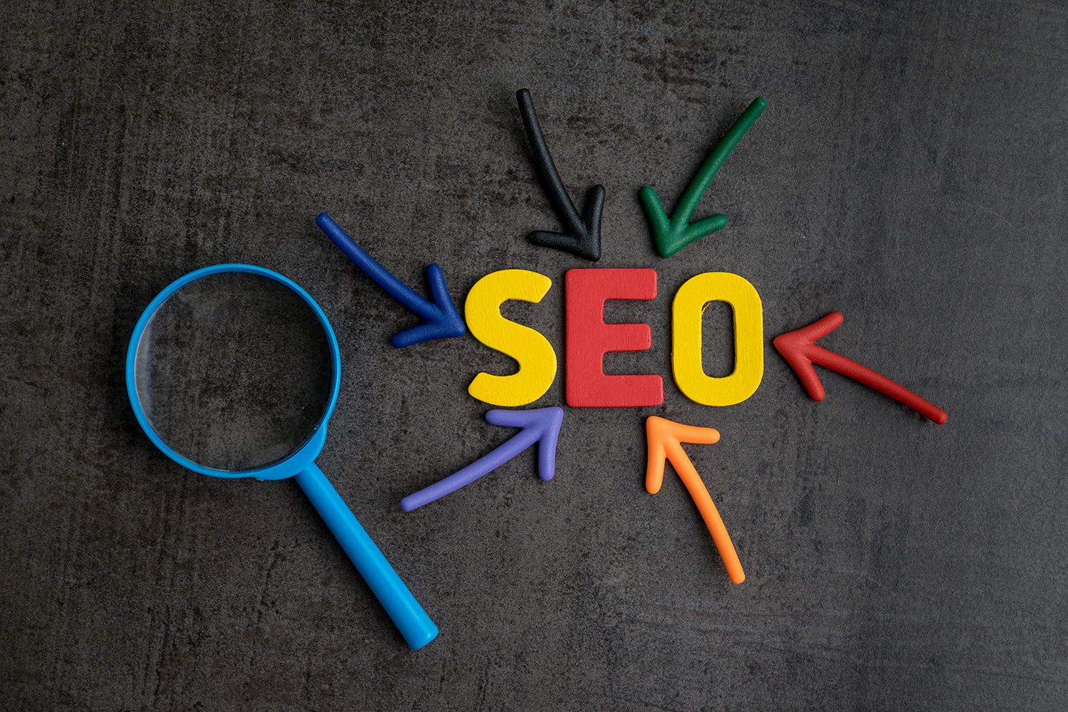 Scritta SEO - Ottimizzazione per i motori di ricerca